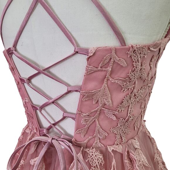 Beautiful Formal Gown Prom Dress Wedding Party Bridesmaid MOTB - Picture 9 of 15